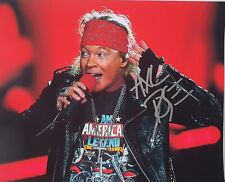 Foto autografada assinada pelo cantor músico AXL ROSE 8x10, usado comprar usado  Enviando para Brazil