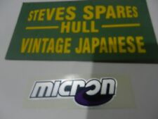 Motorcycle decals small for sale  HULL