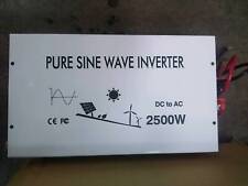 Usado, Casa rodante 80% nueva 2500W 24V CC a 120V CA inversor de onda sinusoidal pura RV campamento coche energía solar segunda mano  Embacar hacia Mexico