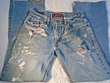 Usado, Jeans masculino vintage Levi's 527 corte bota baixa 31x30 pintura grunge desgastado comprar usado  Enviando para Brazil