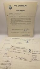 RAC Efímero, Cartas etc Referencia Evento de Escalada de Colina, Presa de Cebos, 1961 etc. segunda mano  Embacar hacia Argentina