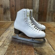 Usado, Patins bonecos Jackson Mystique Ice 9 1/3 lâminas femininos tamanho 6 branco veja Desc. comprar usado  Enviando para Brazil