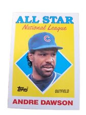 1988 Topps Andre Dawson Baseball Card All Star 401 Chicago Cubs MLB (K, used for sale  Shipping to South Africa