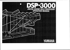 Usado, Bedienungsanleitung-Operating Instructions für Yamaha DSP-3000  comprar usado  Enviando para Brazil