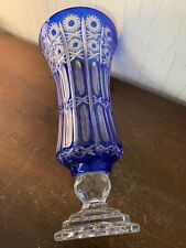 Vase cristal overlay d'occasion  Baccarat
