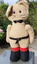 Vintage Puss in Boots Soft Toy, Circa 1970's /1960's, Cat Animal for sale  BOSTON