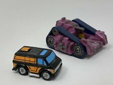 Usado, Cubierta de armadura de tanque púrpura Micro Machines y camioneta negra y naranja segunda mano  Embacar hacia Mexico