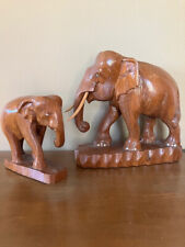 Teak elephants pair for sale  Kenmore