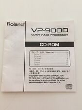 Used, Roland Variphrase Processor VP-9000 CD-ROM Manual for sale  Shipping to Canada