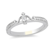 Used, 0.50Ct Merida T.W Lab-Created Diamond Arrow Wedding Ring 14K White Gold Finish for sale  Shipping to South Africa