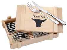 Gebraucht, WMF Steakbesteck-Set 12-teilig Edelstahl rostfrei spülmaschinengeeignet gebraucht kaufen  Gronau