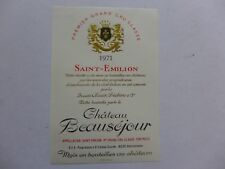 étiquette vin château d'occasion  Biganos