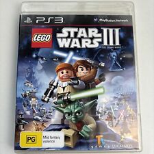 Lego Star Wars III: The Clone Wars (Sony PlayStation 3 PS3) disco completo em perfeito estado comprar usado  Enviando para Brazil