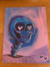 Skull skeleton painting for sale  Springfield