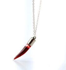 Colar frasco de sangue presa de vampiro presente pingente gótico Drácula frasco vazio vidro comprar usado  Enviando para Brazil