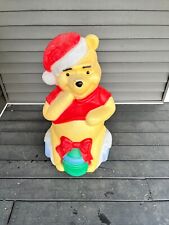 Winnie The Pooh Bear Christmas Blow Mold 33" for sale  Fall Creek