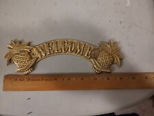 Welcome brass plate for sale  Phoenix