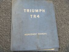 1962-1964 Triumph TR4 TR4A Roadster Convertible Shop manual de reparação 1963 comprar usado  Enviando para Brazil