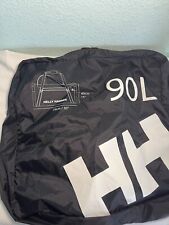 Organizador de bagagem Helly Hansen 90L com zíper em torno de malha traseira bolsa preta comprar usado  Enviando para Brazil