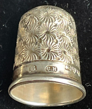 Solid silver thimble for sale  CHESTER