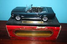 Mira Golden Line 1964 1/2 Black Ford Mustang Convertible Die Cast 1:18 for sale  Shipping to South Africa