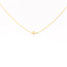 Gold cross necklace for sale  Paramus