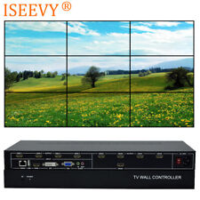 9 Channel TV Video Wall Controller 3x3 2x4 HDMI DVI VGA USB Video Processor for sale  Shipping to South Africa