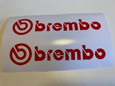 Brembo decals stickers for sale  CHESTERFIELD