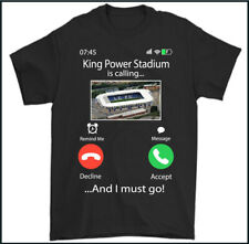 Leicester City T-shirt, King Power Stadium está chamando Masculino Kit Top Futebol Fc comprar usado  Enviando para Brazil