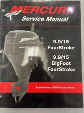 MERCURY OUTBOARD MOTOR SERVICE MANUAL 9.9/15 FOURSTROKE 9.9/15 BIGFOOT 4 STROKE for sale  Shipping to South Africa