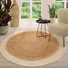 Rug round natural for sale  Shipping to Ireland