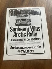 Original 1980 sunbeam for sale  WIGAN
