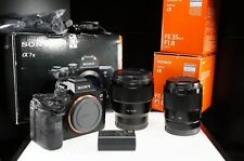 SONY A7 III + FE 35/1.8 + FE 85/1.8 | 100% OK | ILCE-7M3 SEL35F18F SEL85F18, używany na sprzedaż  PL