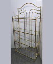 brass 5 shelf etagere for sale  Aurora