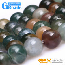 Natural Round Agate Beads for Jewelry Making Loose Beads Wholesale 15''  gbeads for sale  Shipping to South Africa
