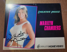 Marilyn chambers autographed for sale  Clovis