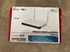 Used, ENCORE ELECTRONICS ENHW1-2AN3 802.11N WIRELESS-N ROUTER AND REPEATER W1-1 for sale  Shipping to South Africa