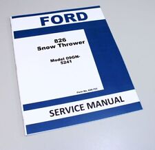 Ford 826 snow for sale  Shipping to Ireland