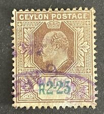 Ceylon 1904 05. for sale  BILLERICAY