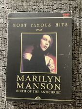 DVD 2006 Marilyn Manson Nascimento do Anticristo *Hits Mais Famosos* comprar usado  Enviando para Brazil