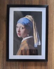 Framed print girl for sale  DROITWICH