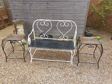 Garden bench metal for sale  BASINGSTOKE