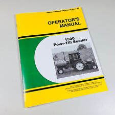 Operators manual john for sale  Brookfield