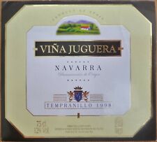Etiquettes vin ESPAGNE Navarra Viña Juguera Tempranillo 98 Olite   wine labels  segunda mano  Embacar hacia Argentina