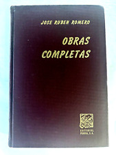 Obras Completas de José Rubén Romero - Ed. Porrua 1979 - Espanhol C128 comprar usado  Enviando para Brazil