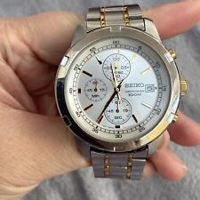 Seiko chronograph wr100m for sale  BIRMINGHAM