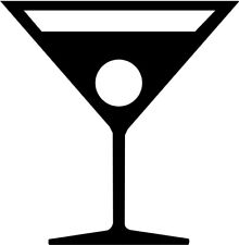 Martini glass symbol for sale  Mount Pleasant