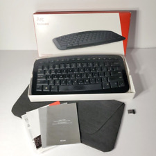 Teclado sem fio Microsoft ARC 1392-1447 com dongle preto; com estojo e caixa; TESTADO comprar usado  Enviando para Brazil