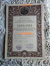 Regno italia diploma usato  San Cesareo
