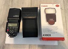 Used, Canon 430EX  Flash w/case, manual, box, and stand - MINT CONDITION for sale  Shipping to South Africa